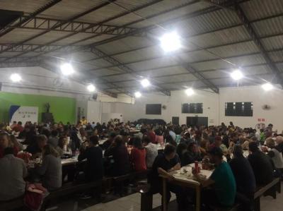 A 1Âª Macarronada da Jornada Jovem de Rio Bonito do IguaÃ§u, foi um verdadeiro sucesso